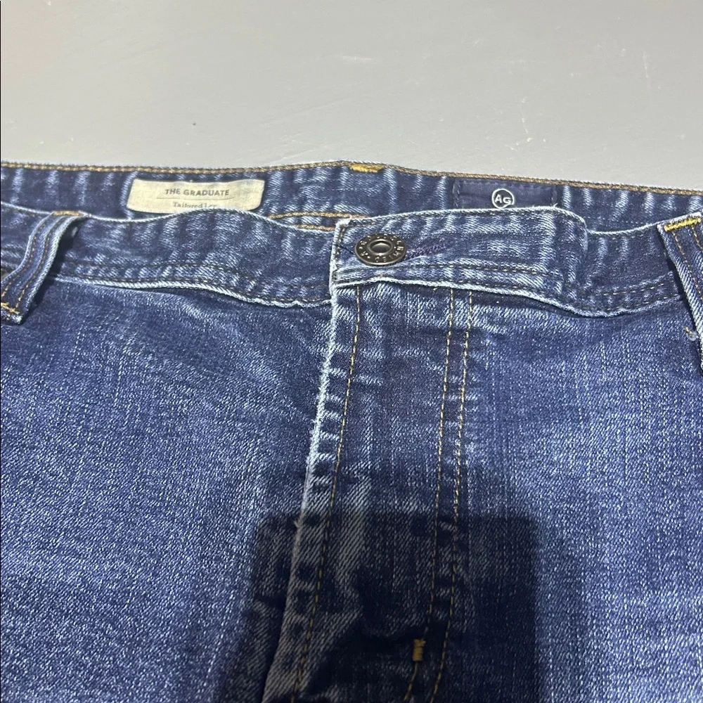 AG Adriano Goldschmeid Blue Jeans (The Graduate) (Tailored Leg) (Men’s 40 x 32)